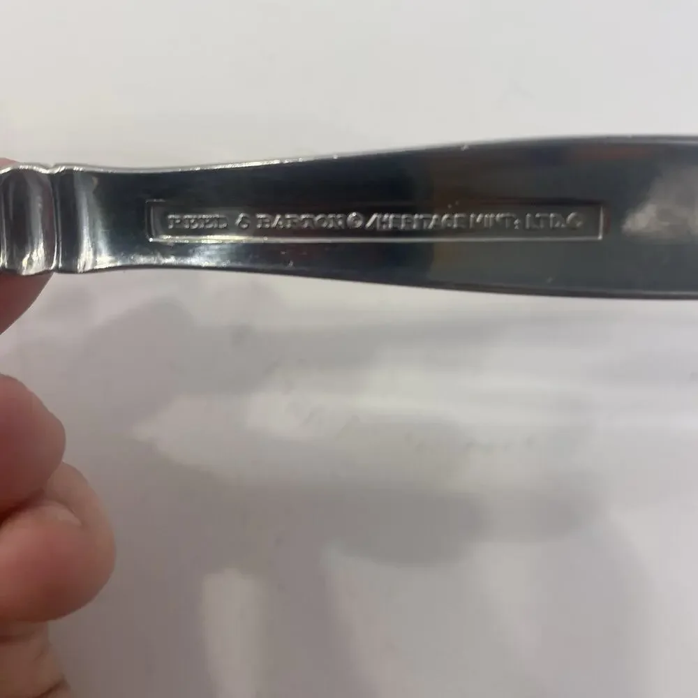 Reed & Barton Regent Heritage Mint Pierced Serving Spoon 8-5/8” 18/10 Stainless